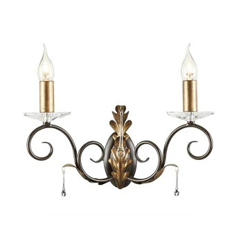 Elstead Lighting sieninis šviestuvas Amarilli Aml2, bronzinės/auksinės spalvos