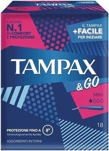 Tampax tamponai – 18 vnt.