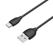 Oem Borofone Cable BX19 Benefit - USB to Type C - 3A 1 metre juodas kaina
