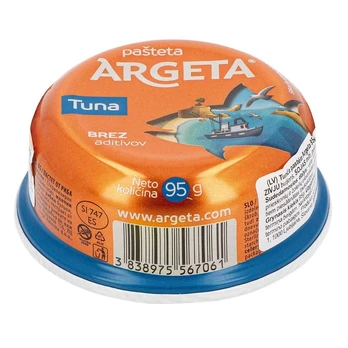 Tuno paštetas ARGETA, 95 g