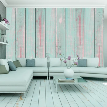 Artgeist Fototapetas - Peppermint clouds 50x1000