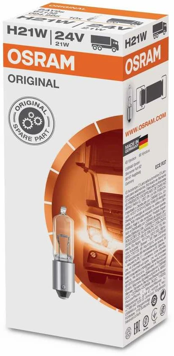 Halogeninė lemputė H21W OSRAM 24V 21W