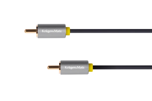 Kabelis 1RCA-1RCA 0.5 m Kruger & Matz Basic