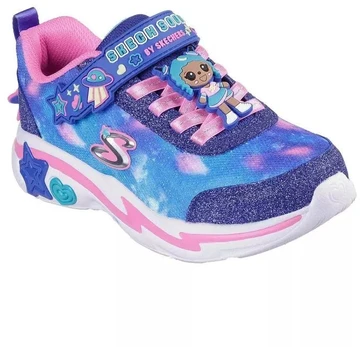Skechers Snuggle Sneaks Skech Squad 302214L-NVMT Navy/Multi