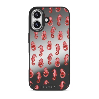 Coral Reef - iPhone 17 Case, Elite Mirror Dark (MagSafe) / Silver