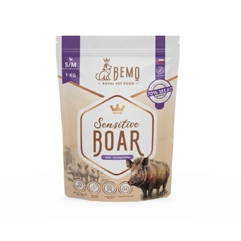 Bemo Maistas sausas Sensitive Boar - dzik small/medium 1kg