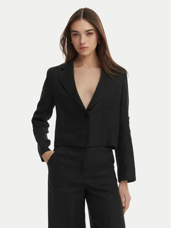 Marella Švarkas Papiro 2615041042 Juoda Regular Fit