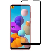 iLike Samsung A21s 2.5D Black Frame Full Glue Samsung kaina