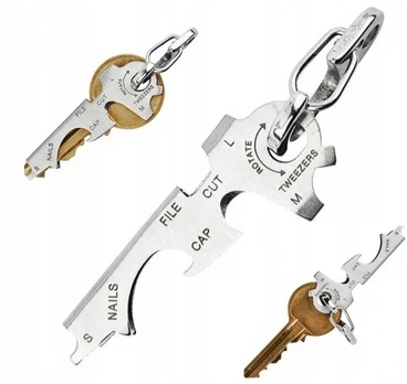 True Utility Raktų pakabukas multitool Keytool 8in1
