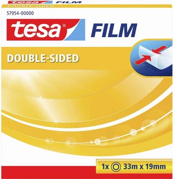 Tesa Tesa Double Sid. Tape 33m x 19mm transparent 57954