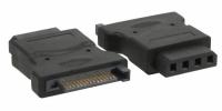 InLine Molex - SATA, Juodas (29677)