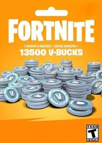 Fortnite - 13500 V-Bucks Gift Card Key EUROPE