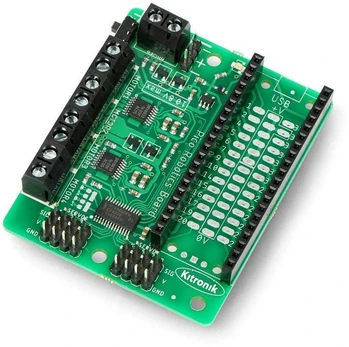 Kitronik Robotics Board - valdiklis 4 varikliams ir 8 servo - 3-10.8V - Raspberry Pi Pico - Kitronik 5329
