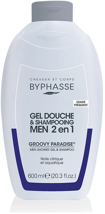 Byphasse Groovy Paradise Men 2 En 1 600ml