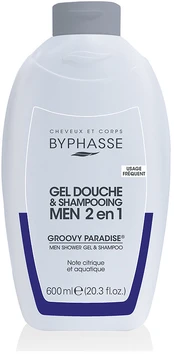 Byphasse Groovy Paradise Men 2 En 1 600ml kaina