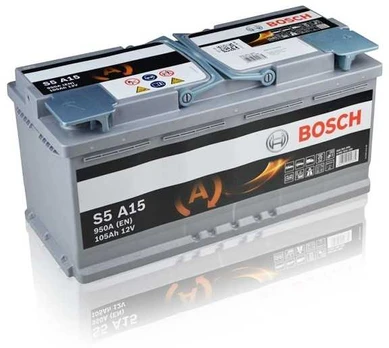 Akumuliatorius Bosch 105Ah 950A (S5A15) AGM