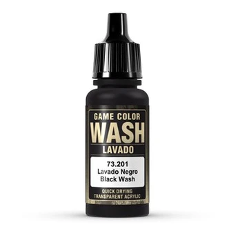 Game Color Wash Black 18 ml