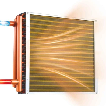 Vandens–oro šilumokaitis 457 x 457 mm