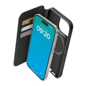 Dėklas SBS Wallet Mag Case, iPhone 15 Pro, black kaina