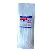 Dirželis nailon. baltas 3,6x200mm,100vnt kaina
