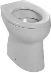 Baby pastat. wc su horizontaliu išvadu. baltas