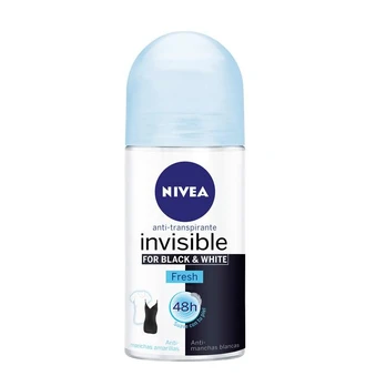 Nivea For Juodas And Baltas Roll On Fresh 50ml