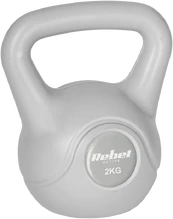 Kettlebell bitumiczny 2kg pilka REBEL ACTIVE kaina