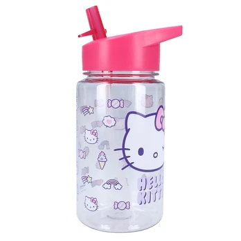 Vaikiška gertuvė su šiaudeliu Hello Kitty Drink Up