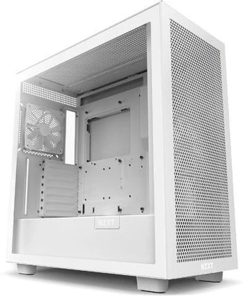 CaseNZXTH7 FlowMidiTowerATXEATXMicroATXMiniITXColour WhiteCM-H72FW-01