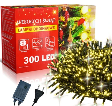 Kalėdinė girlianda, 300 LED, 22 m