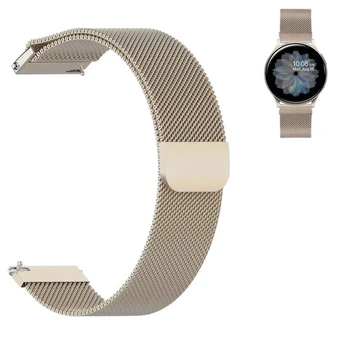 BestAccessories, „Milanese“ laikrodžio apyrankė, plotis 20 mm, šampaninis auksas