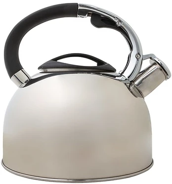Arbatinukas su švilpuku Vivo, 3 l, sidabro