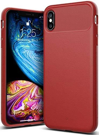 Caseology Vault dėklas – Dėklas Iphone Xs Max (raudonas)
