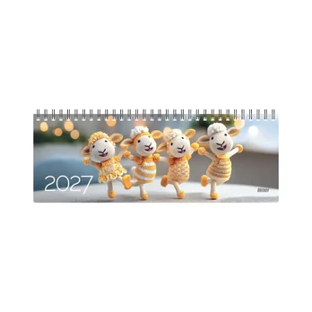 Kalendorius MEMO Dancing Queens 2027, 290 x 110 mm, kartoninis