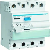 Hager RCC.DIFF.PERJUNGIKLIS 3P+N 63A/30MA TIPO A QUI.L