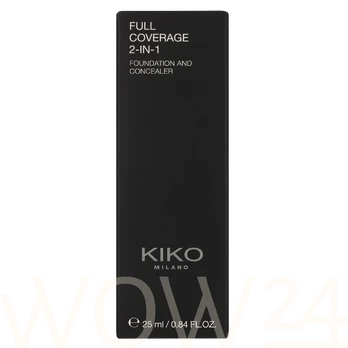 Kiko Milano Full Coverage 2 In 1 Foundation & Concealer 25ml