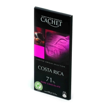 Juodasis šokoladas CACHET COSTA RICA (71%), 100 g