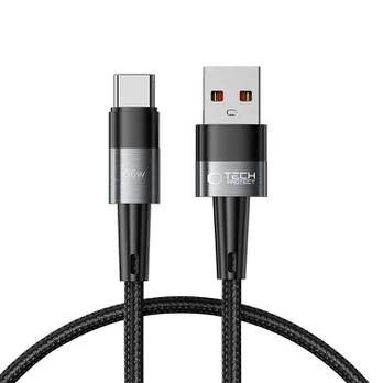 Pilkas laidas USB - Type-C 66W / 6A 25cm "Tech-Protect Ultraboost"