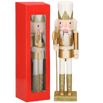 Dekoracija, "Spragtukas" Springos Nutcracker CA0915, 38 cm, aukso