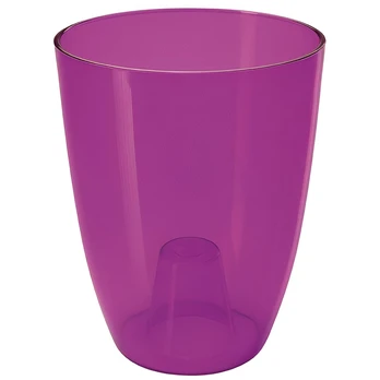 FORM PLASTIC Gėlių vazonas Orchidėja 13 skaidrių alyvinių