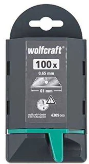 Geležtė Wolfcraft; 61x0,65 mm; 100 vnt.
