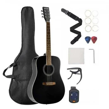 Drednoto akustinė gitara 104 cm rinkinys