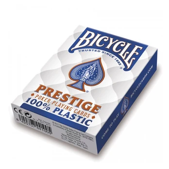 Bicycle Prestige Jumbo Pokerio Kortos (Mėlynos)