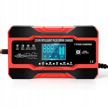 Visiškai automatinis 12v 24v 10a įkroviklis
