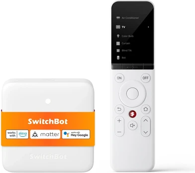 SwitchBot universalus išmanusis nuotolinio valdymo pultas IR/Bluetooth su Matter W4600001