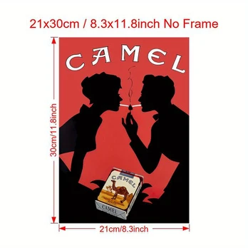 Drobės plakatas, 21,08*29,97cm be rėmelių