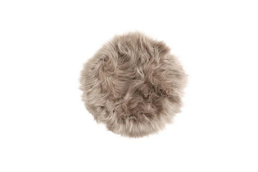 Katy Polyester Fake Fur - 34*34- -apvalus-ruda