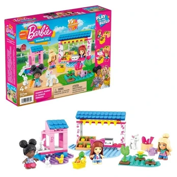 Mega Bloks Blocks - 24704 - MEGA - BARBIE - FARMER S MARKET - 90 pcs
