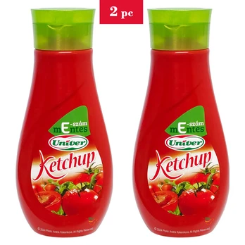 Kečupas Univer Ketchup without E-additives, 2 x 470 g
