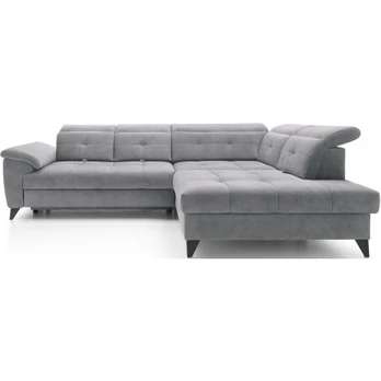 Kampinė sofa Inferne, pilka